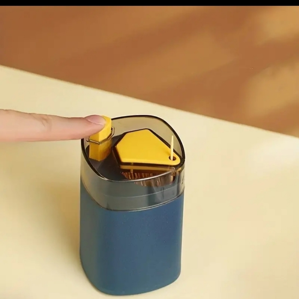 Toothpick Holder Dispenser, Pop-Up Automatic Toothpick Dispenser for Kit…